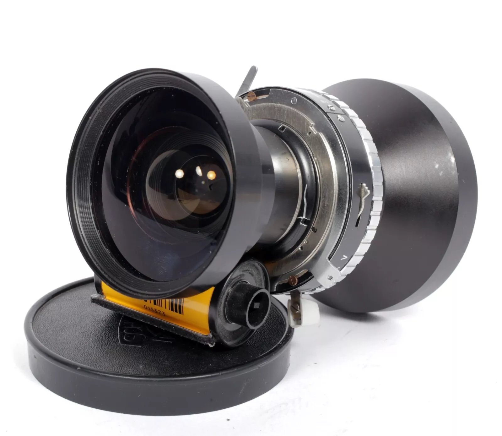 Schneider Super Angulon 53mm F4 Lens in compur #0 Shutter TECHNIKA